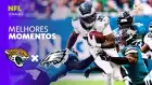 JACKSONVILLE JAGUARS X PHILADELPHIA EAGLES | MELHORES MOMENTOS | SEMANA 5 | NFL | ge tv